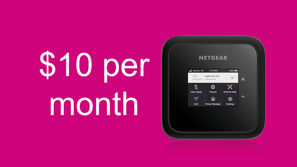 TMobile Hotspot Plan 30GB/mo at 10 (w/ Auto Pay) Nth Circle